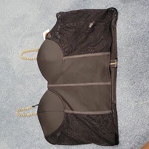 Ladies black corset